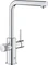 Grohe Blue Pure Minta Einzelarmatur mit herausziehbarem Mousseurauslauf chrom Vorschaubild