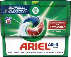 Ariel Universal+ Allin1 Pods Waschmittel, 15 Stück