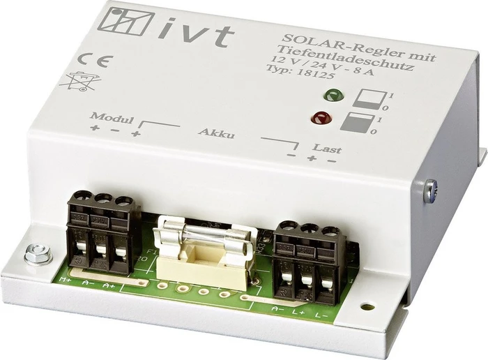 IVT Shunt Solar-Laderegler IVT 12/24V, 8A