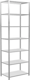 Schulte Lagertechnik Multiplus 150 Schwerlastregal 100x300x60cm lichtgrau
