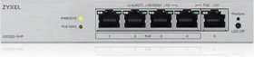 Zyxel GS1200 Desktop Gigabit Smart Switch, 5x RJ-45, 68W PoE+ (GS1200-5HPV3-EU0101F)