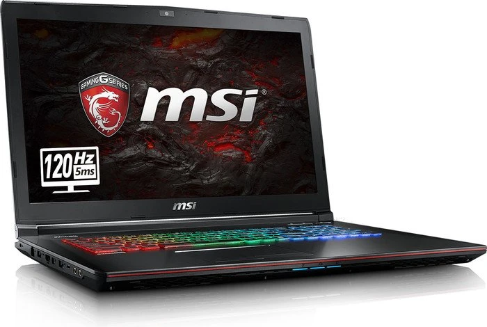 MSI GE72 7RE-046 Apache Pro, Core i7-7700HQ, 16GB RAM, 256GB SSD, 1TB HDD, GeForce GTX 1050 Ti, DE