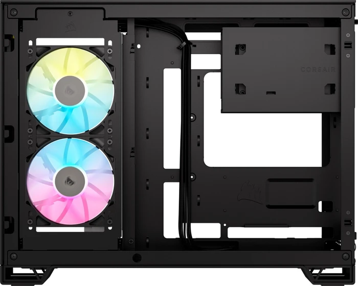 Corsair 2500X RGB, schwarz, Glasfenster