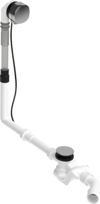 Duravit Universal Ab- und Überlaufgarnitur mit Zulauf chrom