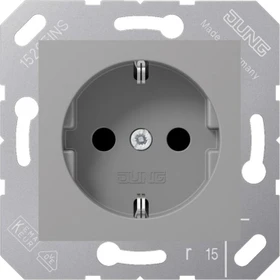 Jung Serie CD SCHUKO Steckdose Thermoplast 16A 250V, grau