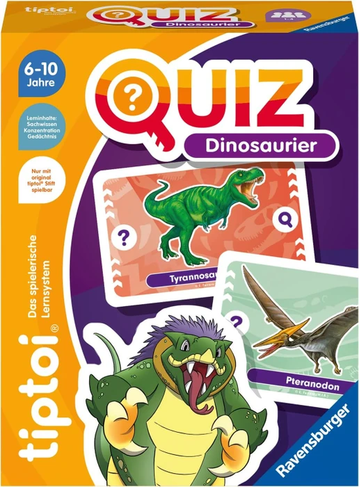 Ravensburger tiptoi Spiel: Quiz Dinosaurier (00165)