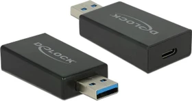 DeLOCK Adapter, USB-A 3.1 [Stecker] auf USB-C 3.1 [Buchse] Adapter (65689)