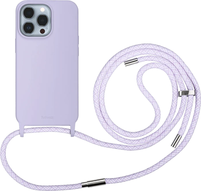 Artwizz HangOn Case Silicone für Apple iPhone 13 Pro Purple Sky