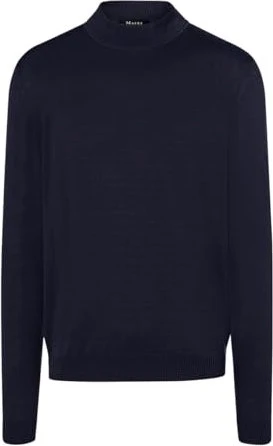 Maerz Stehkragen Merinowolle Pullover navy (Herren)