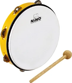 Nino ABS Tambourin 10" gelb
