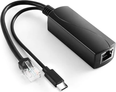 Revodata 2.5G PoE-Splitter, 2x RJ-45, PoE PD