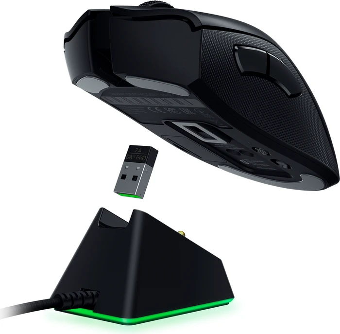 Razer DeathAdder V2 Pro mit Ladestation, USB/Bluetooth
