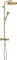 Hansgrohe AXOR One Showerpipe mit Thermostat und Kopfbrause 280 1jet polished gold optic Vorschaubild
