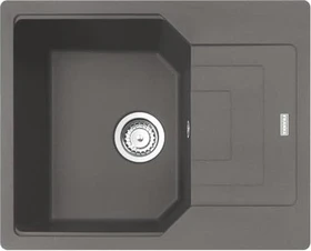 Franke Urban UBG 611-62 Einbau Becken reversibel mit Ablauffernbedienung steingrau