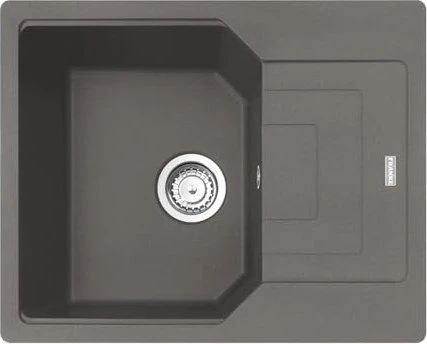 Franke Urban UBG 611-62 Einbau Becken reversibel mit Ablauffernbedienung steingrau