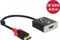 DeLOCK aktives DisplayPort 1.4/HDMI Adapterkabel 4K 60Hz HDR schwarz, 0.2m Vorschaubild
