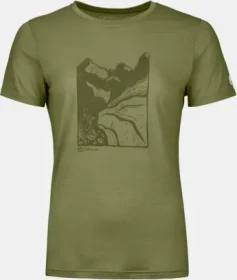 Ortovox 120 Cool Tec Mountain Cut Funktionsshirt kurzarm wild herbs (Damen)