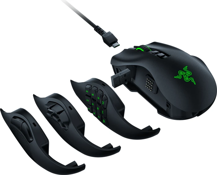Razer Naga Pro Wireless, USB/Bluetooth