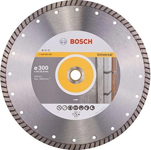 Bosch Professional Standard for Universal Turbo Diamanttrennscheibe, 300x3x20mm, 1 Stück