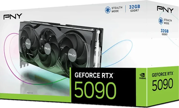 PNY GeForce RTX 5090 Triple Fan, 32GB GDDR7, HDMI, 3x DP