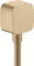 Hansgrohe Axor ShowerSolutions Wandanschluss softsquare brushed bronze Vorschaubild