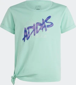 adidas Dance Knotted T-Shirt kurzarm easy green/silver metallic (Junior)