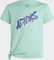 adidas Dance Knotted T-Shirt kurzarm easy green/silver metallic (Junior) Vorschaubild