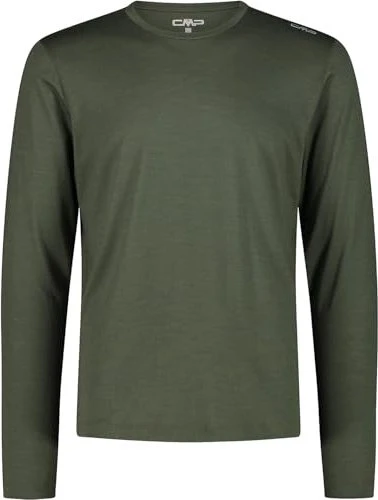 CMP Unlimitech Performance Merino Funktionsshirt langarm oliv (Herren)