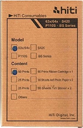 Hiti Mediaset P310W Fotopapier, 10x15cm, 60 Blatt