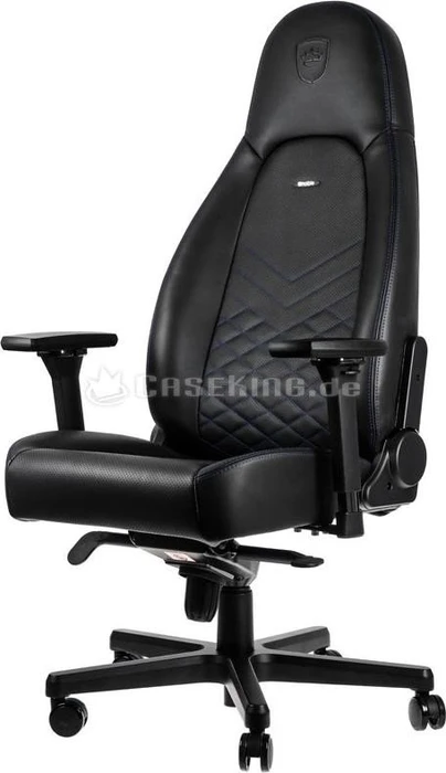 noblechairs Icon Gamingstuhl, schwarz/blau