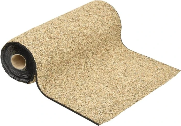vidaXL Steinfolie 0.4x5.0m natur-sand