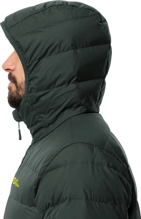 Jack Wolfskin Ather Down Hoody Funktionsjacke black olive/firefly (Herren)
