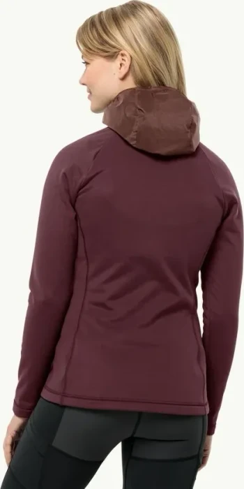 Jack Wolfskin Tasman Down Hybrid Funktionsjacke dark maroon (Damen)