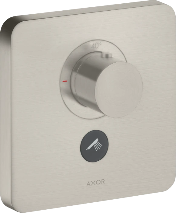 Hansgrohe Axor ShowerSelect Thermostat HighFlow für 1 Verbraucher und zusätzlichen Abgang edelstahloptik
