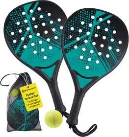 Maxxworld Padel Schläger Set Padel-Tennisschläger schwarz