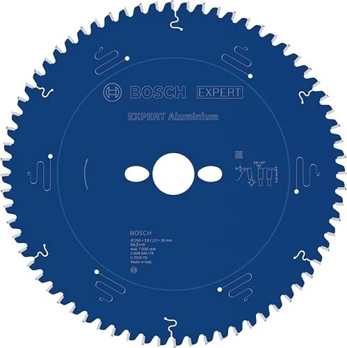 Bosch Professional Expert for Aluminium Kreissägeblatt 68Z, 250x2x30mm, 1 Stück