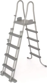 Bestway Poolleiter mit Sitzbrett, 4+4 Stufen