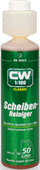 Dr. Wack CW1:100 Classic Scheibenreiniger 1:200 Konzentrat 250ml