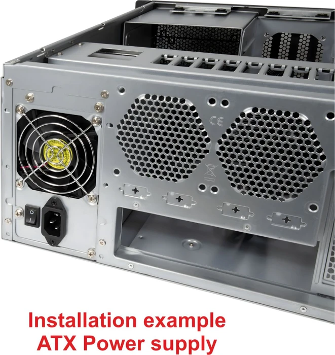 Inter-Tech IPC 4U-47045, schwarz, 4HE, ATX