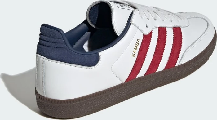 adidas Samba OG core white/team victory red/night indigo