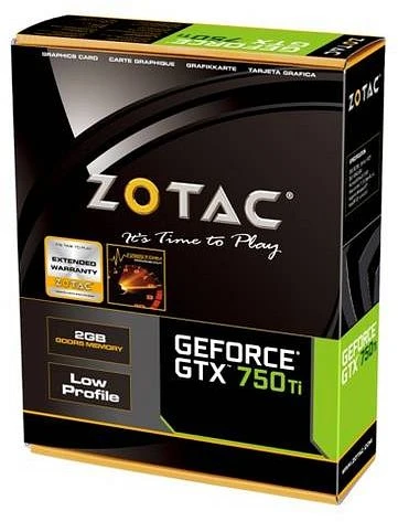 Zotac GeForce GTX 750 Ti LP, 2GB GDDR5, VGA, DVI, HDMI