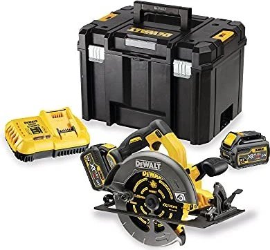 DeWalt DCS575T2 54V XR FlexVolt Akku-Handkreissäge inkl. Koffer + 2 Akkus 2.0Ah