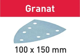 Festool Granat STF Delta/7 P320 GR/100 100x150mm Schleifblatt K320, 100x150mm, 100 Stück