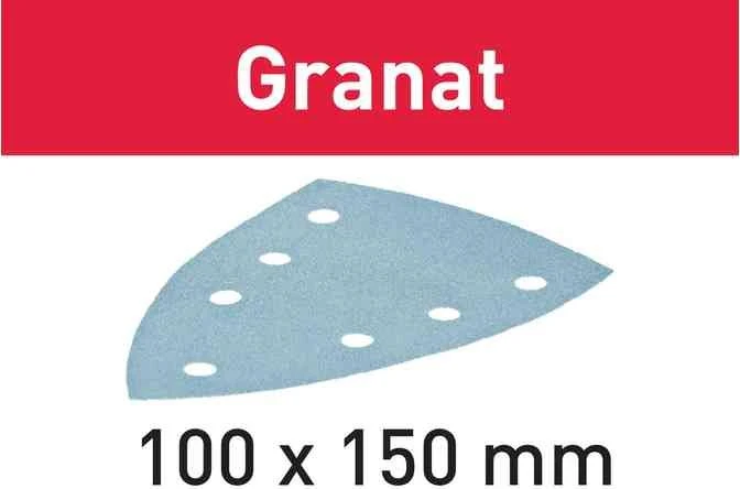 Festool Granat STF Delta/7 P320 GR/100 100x150mm Schleifblatt K320, 100x150mm, 100 Stück