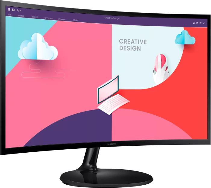 Samsung Essential Monitor S3 S36C (Standfuß rund), Standfuß rund, 24"