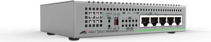Allied Telesis CentreCOM GS910 Desktop Gigabit Switch, 5x RJ-45