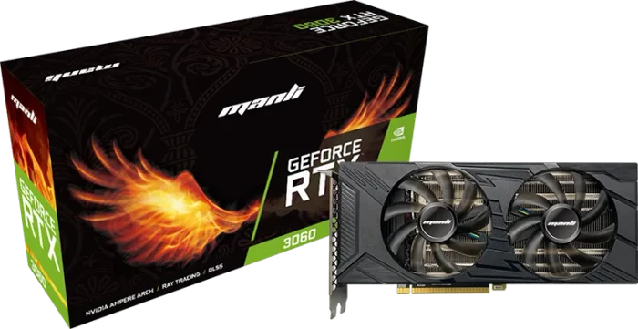 Manli GeForce RTX 3060 Classics, 12GB GDDR6, HDMI, 3x DP