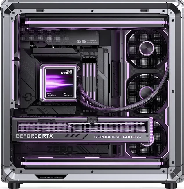 Jonsbo X400 Pro Gray, Glasfenster