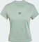 adidas Essentials Slim T-Shirt kurzarm silver green (Damen) Vorschaubild