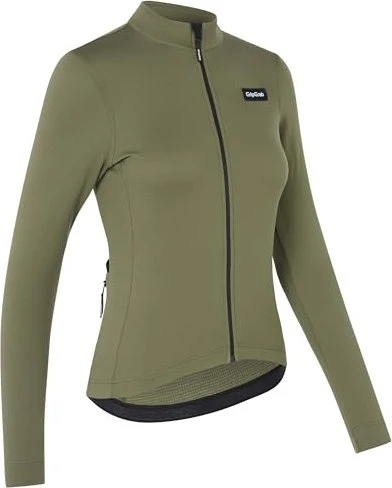 GripGrab Explr Merinotech Thermal Trikot langarm olive green (Damen)